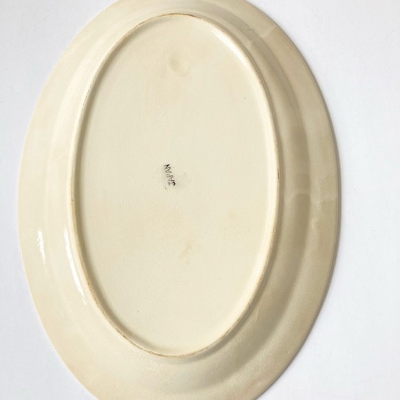 Red Willow Oval Serving Platter, Vintage, Japan, Free Shipping - Picture 8 of 9